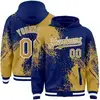 Old Gold  Royal Blue