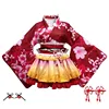 Red-hair accessory top dress waist seal waist flower leg ornamen