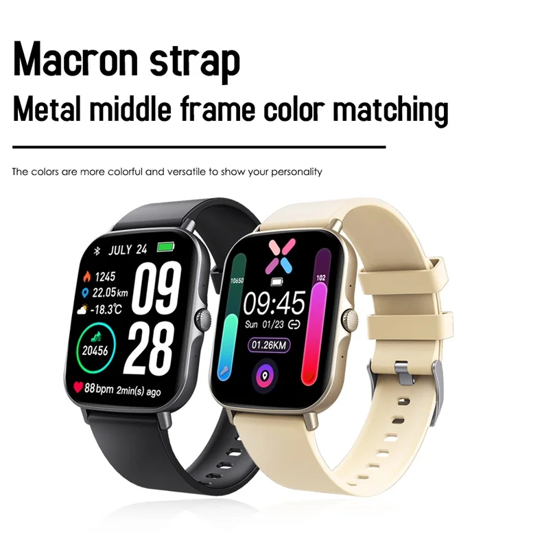 F15s Smart Watch Temperature Big Screen 1.75 Inch Full Touch Color Screen BT Call Heart Rate Blood Pressure Reloj Inteligente(20).jpg