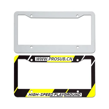 Prosub Customized Aluminum Car Plate Sublimation Blank License Plate Frame Sublimation License Plates