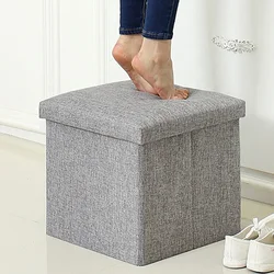 Free sample One Seat living room chairs storage ottoman stool with storage ottoman chair NO 4