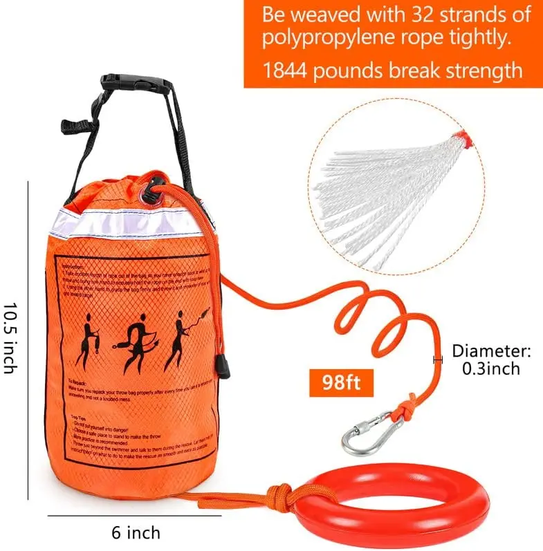 Hh Lifesaving Outdoor Professional Floating Water Safety Throw Bag