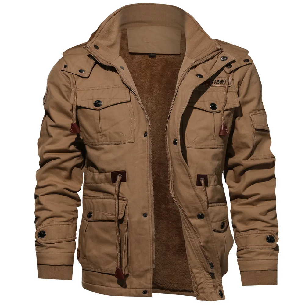 Thickening Warm Military Style Men Jacket Coat