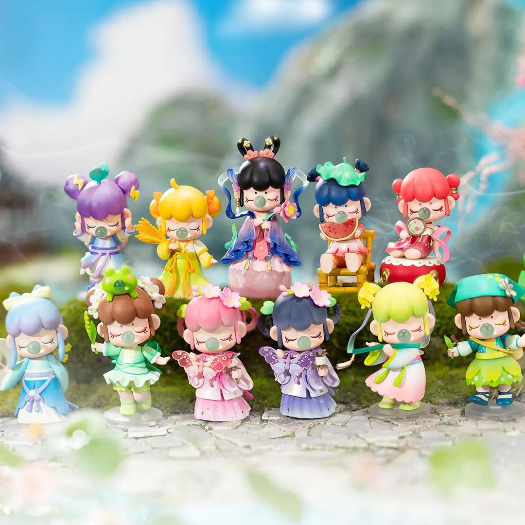 Robotime Rolife Character Model Toy Nanci 24 Solar Terms Surprise Action Figure Dolls Blind Box