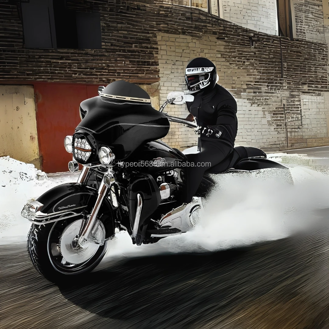 product tiypeor emark dot approved high power light 7inch led headlight kits headlamp drl motorcycle lighting for harley dyna and glide-2