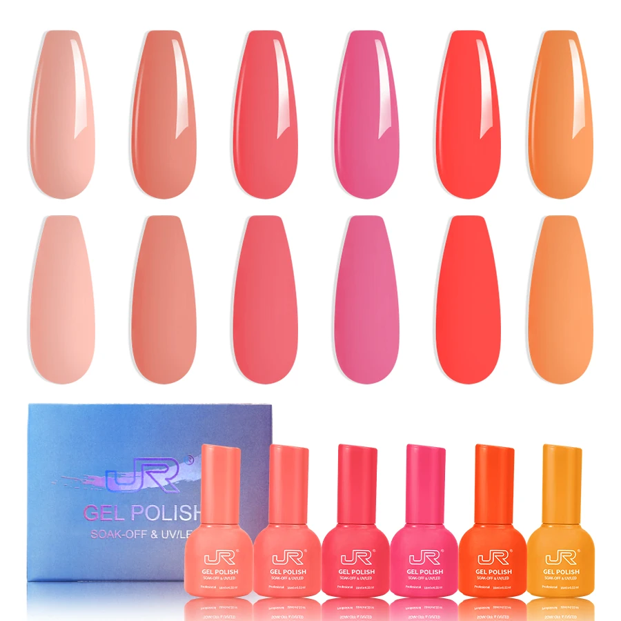 beauty products for women 120 Colors JR Nail Polish Private Label UV Gel 15ml Soak off Gel Polish kit nails supplies salon