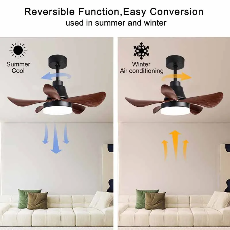 product factory direct ceiling fans with lights and remote dimmable 3cct reversible bldc motor abs blades for bedroom living room886-2