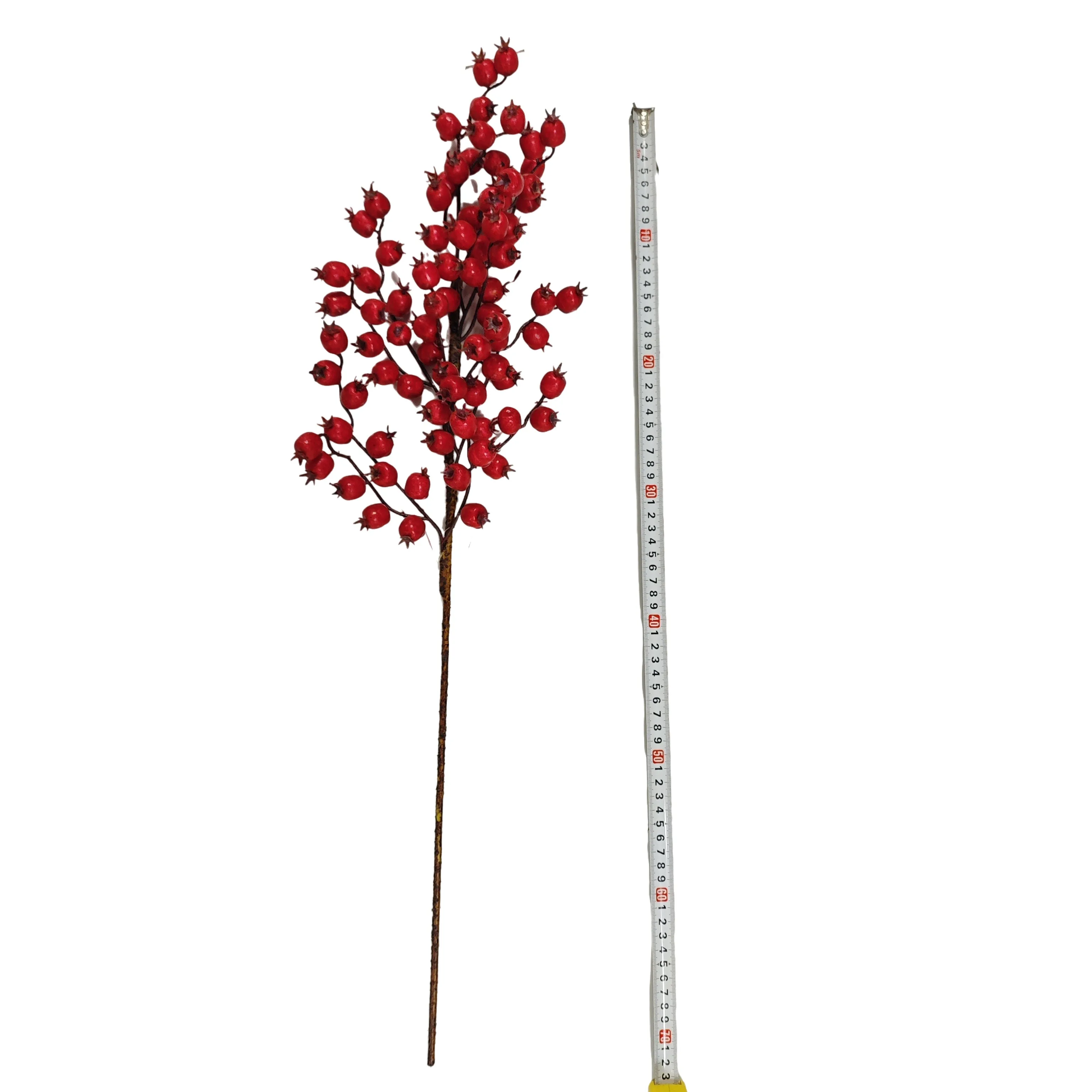 Реалистичные красные ягоды ветки растения для офиса домашнего сада фестивалей и праздников экологически чистый пенопластовый материал