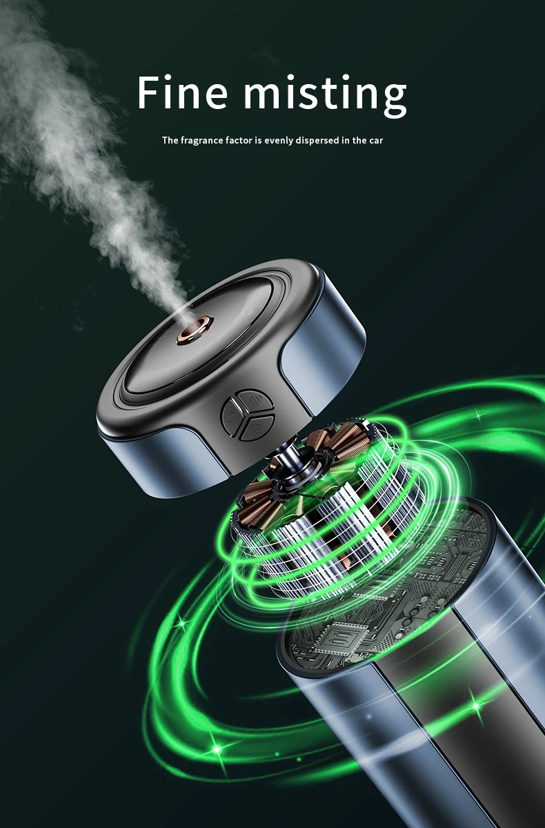 Newind Newest Luxury Smart Car Aroma Diffuser Essential Oil Spray Car