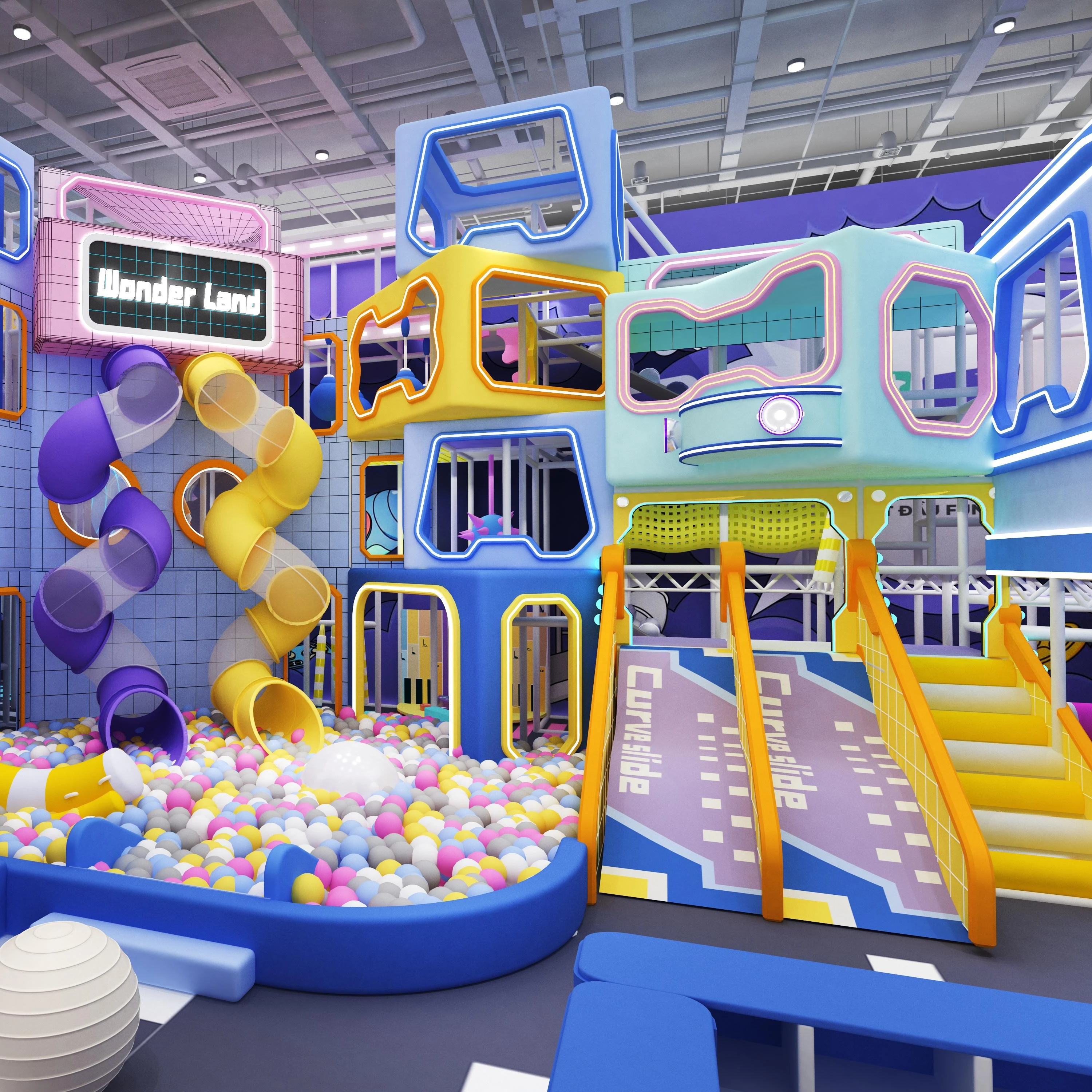 Bespoke 2026 Exhibition Adventure Theme Commercial Indoor Playground and Indoor Kids Playground with Custom Design