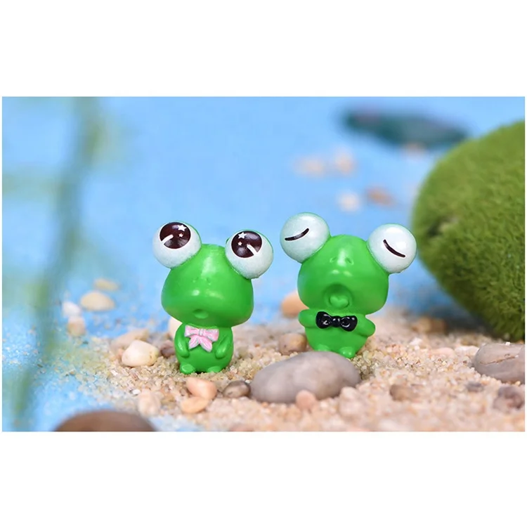 resin mini frogs cute frog miniature
