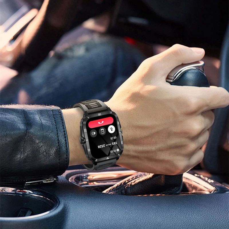 New Arrival Sport Smartwatch KT71 Blood Oxygen Heart Rate Smart Bracelet  3Atm Waterproof Fitness Smart Watch for Android Ios