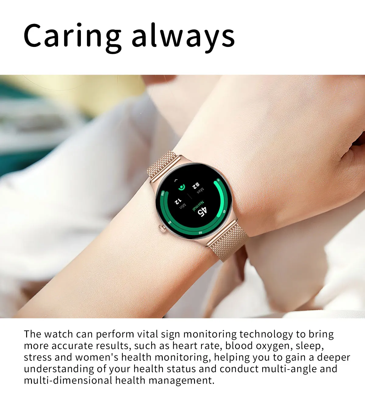 V89 Montre Connecte AMOLED Screen Smart Watch GPS Sport Oraimo Ultra Business Relojes Android Fashion Smart Watch for Lady
