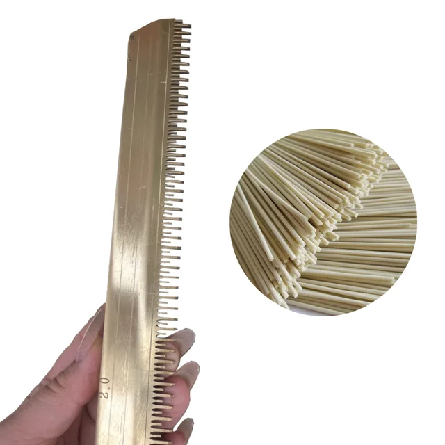 OEM ODM Direct Sale SUS304 Dahua Instant Noodle Cutter with Copper Scraper Slitter Comb for Fresh Ramen Noodle Maker 5