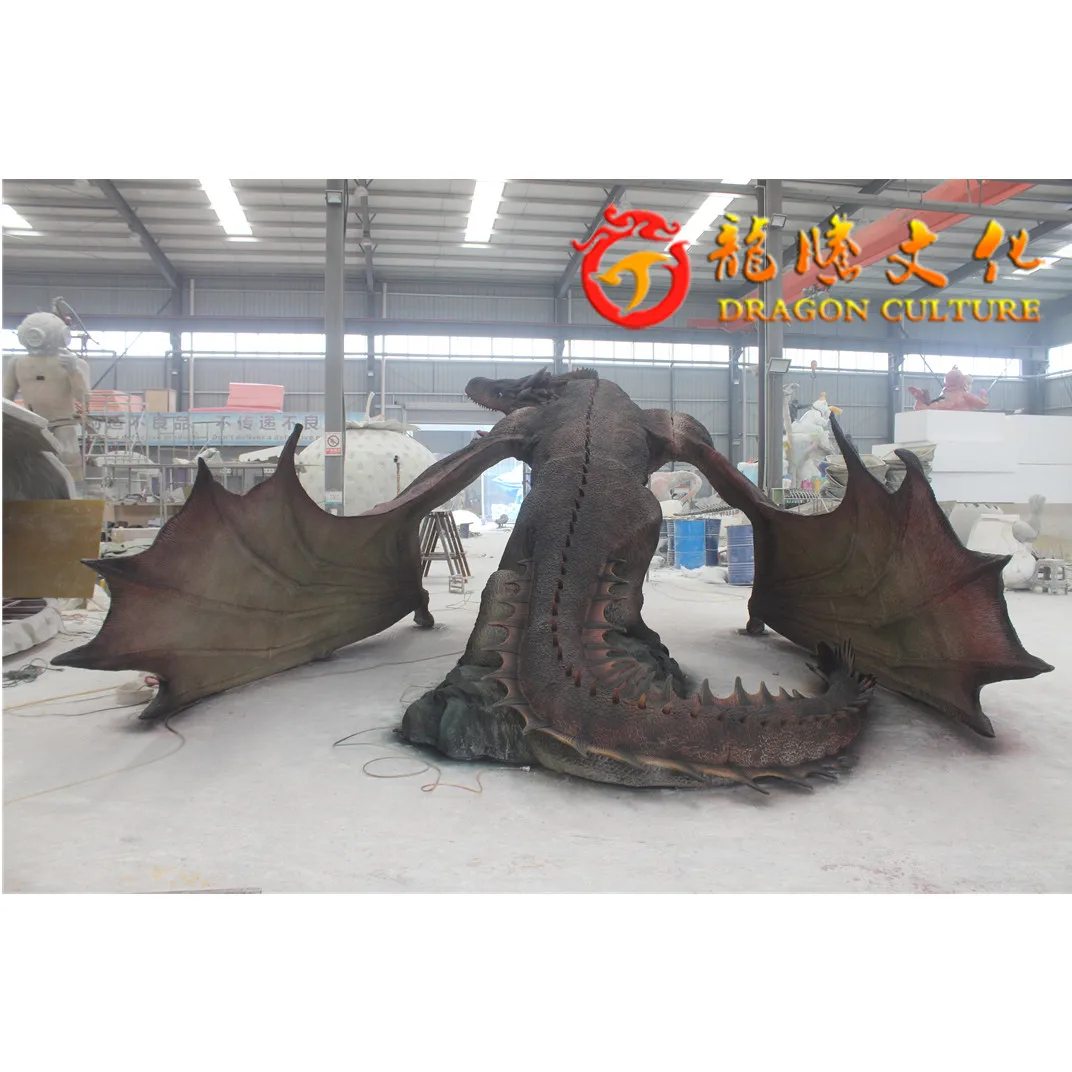 테마 디노 놀이 공원에 대한 왕좌의 서양 용의 애니마트로닉스 애니메이션 영화 게임