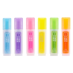 Summer Ice Candy Color Custom Stationery Set Highlighters Colored Candy Series for School School Supplies