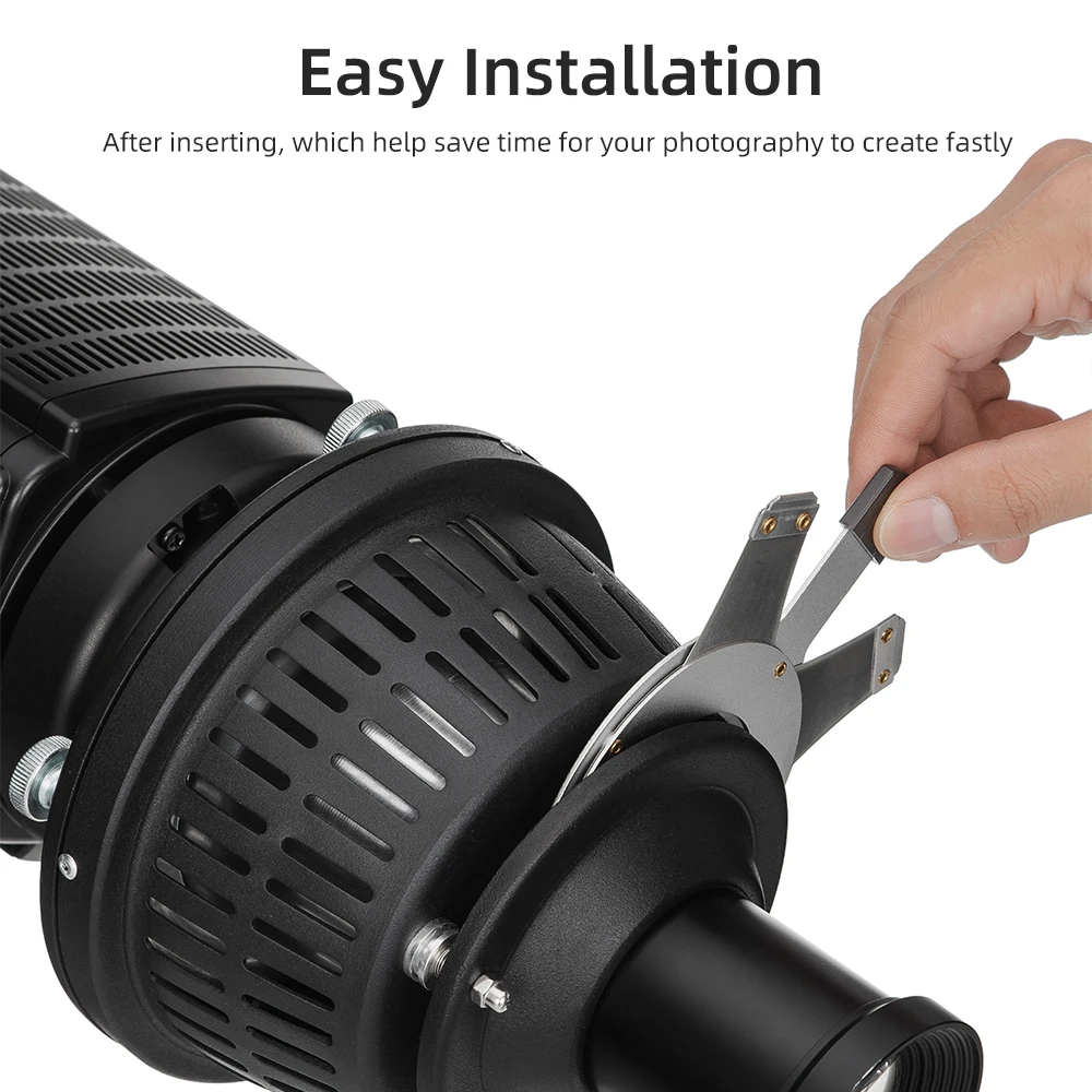 AMBITFUL AL-16フォーカライズコニカルスヌートオプティカルコンデンサーアート特殊効果形状と色のゲルを備えたビーム光シリンダー ( AMBITFUL AL-16フォーカライズコニカルスヌートオプティカル