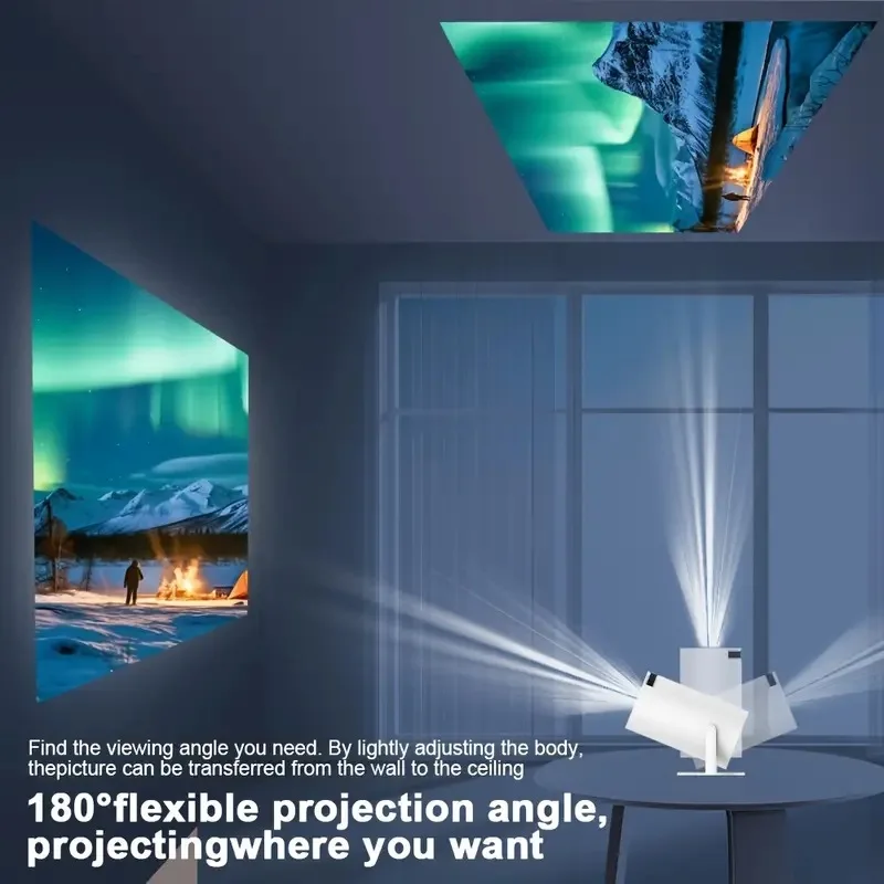 Salange X8 Max Portable Mini Projector 4K hd Android 11 Smart Projector Proyector 160 ANSI Lumen Home Theater Beamer