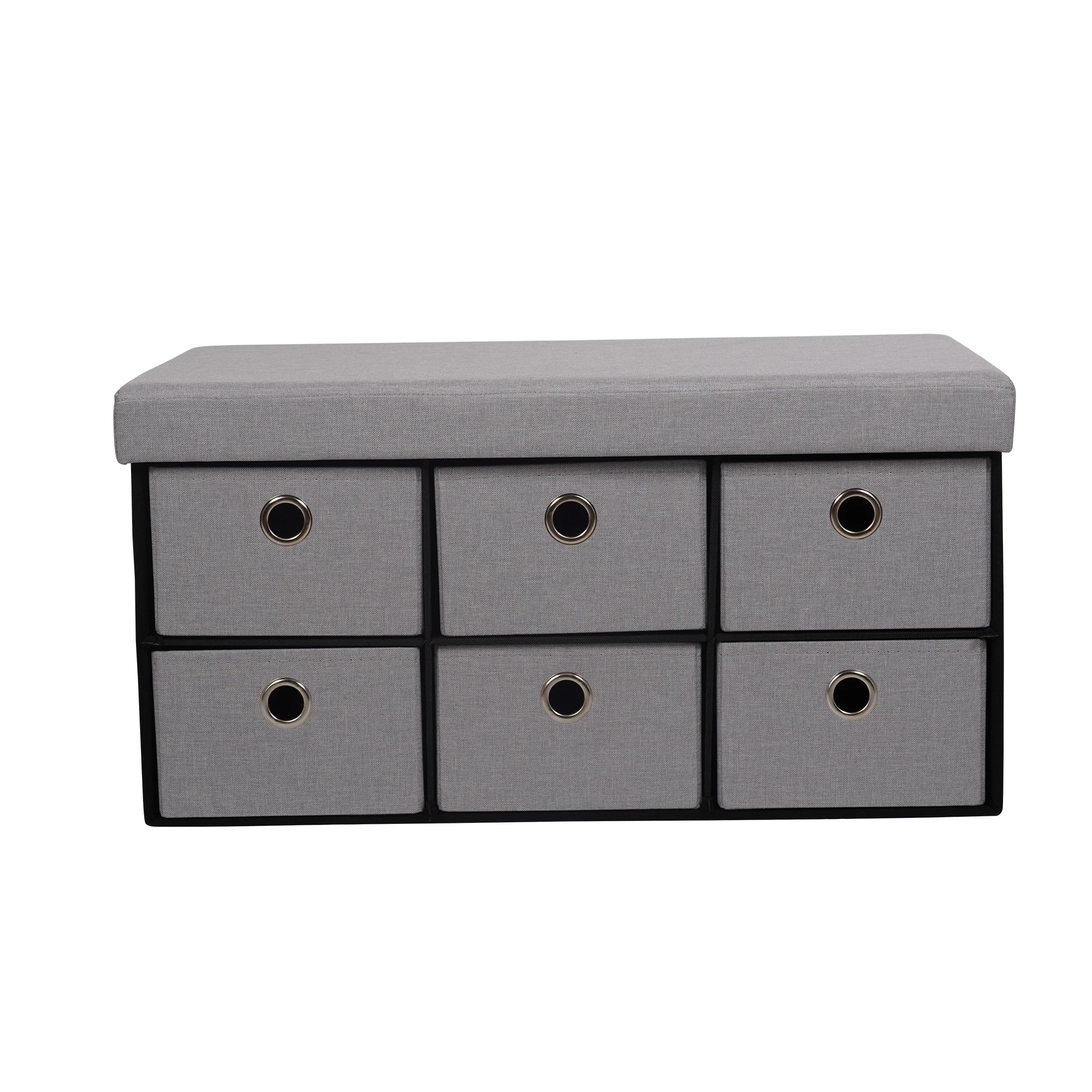 Customized Factory Wholesale New Storage Ottoman with Drawers Storage Ottoman Hot Long Bench with Drawers