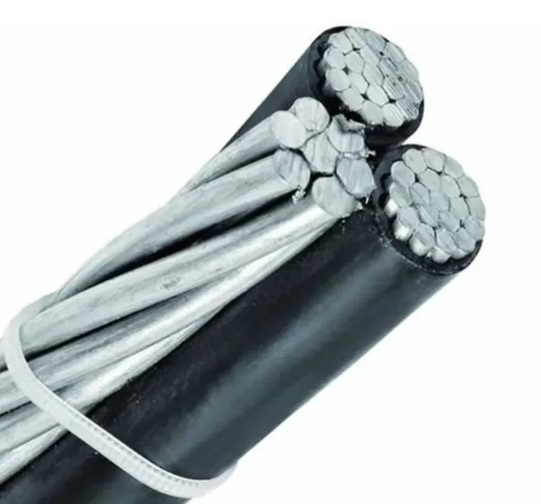 cheap JKLHY ABC cable PE insulation aluminum alloy conductor 8.7/10KV 120mm2 aerial insulated cable for overhead transmission