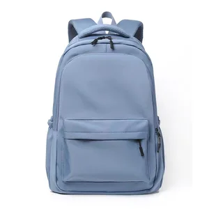 2026 New Unisex College Students High Appearance Simple Fashion Waterproof Schoolbag Large Capacity  Backpack with Zipper