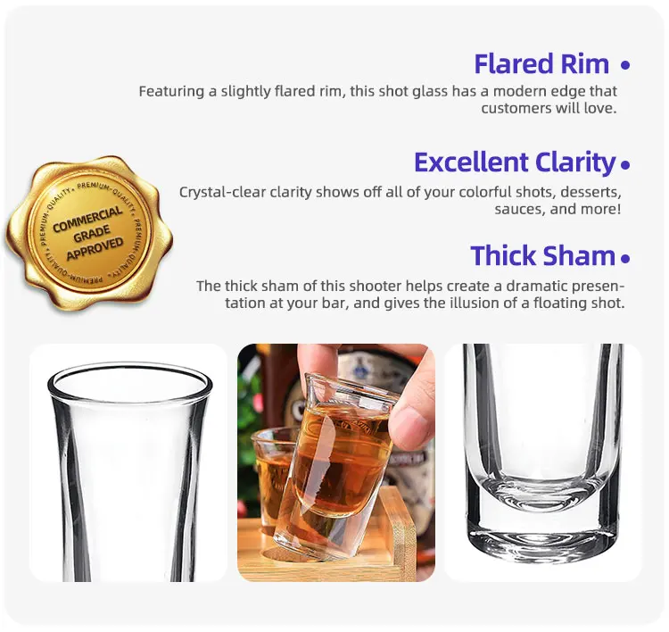 Bar Club Drink Service 1 Oz. Pc Beer Cup Tasting Glass Plastic Custom Shot Glasses details