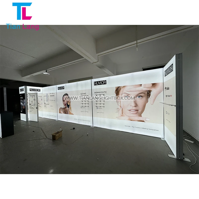 TianLang renginių reklaminiai su LED apšvietimu langai, reklaminis su LED apšvietimu langas 6*3 parodos stendui