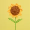 ดอกทานตะวันใบเดี่ยว-คู่ (5 วงกลม, ความยาวก้าน 30 ซม.)