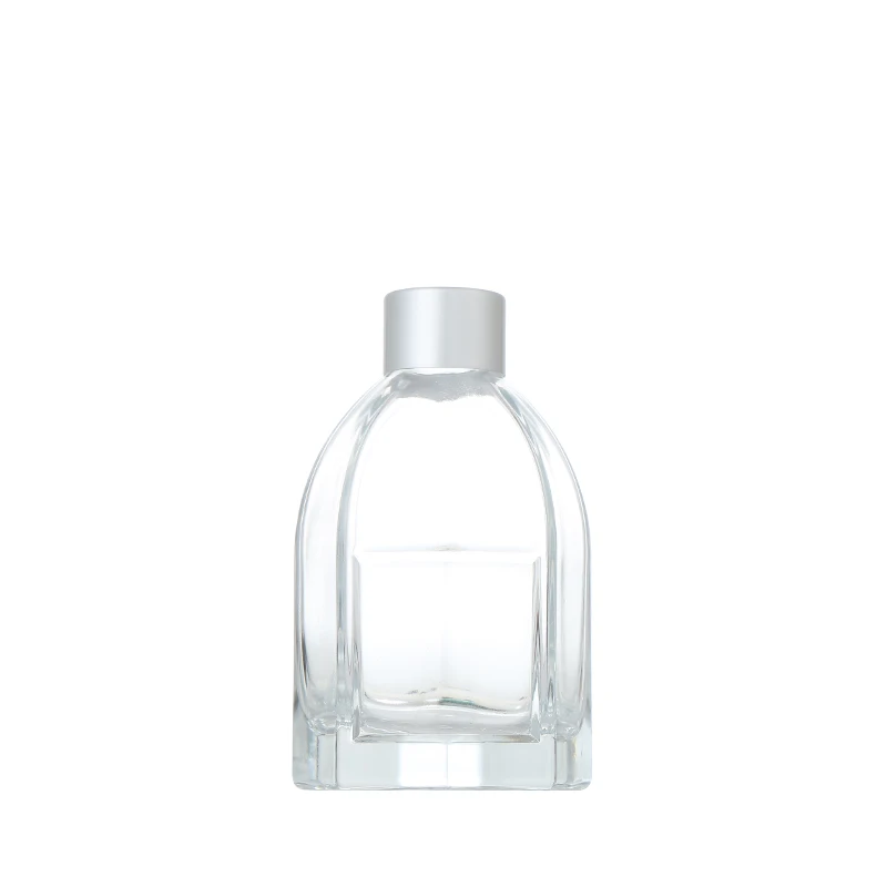 150ml High Quality Unique Transparent Round Empty Glass Reed Diffuser Bottle