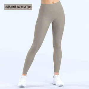 DF 5 Colors Soft High Waist Yoga Pants Hip Lifting Abdominal Tightening Women Fitness Clothing Alphalete Leggings