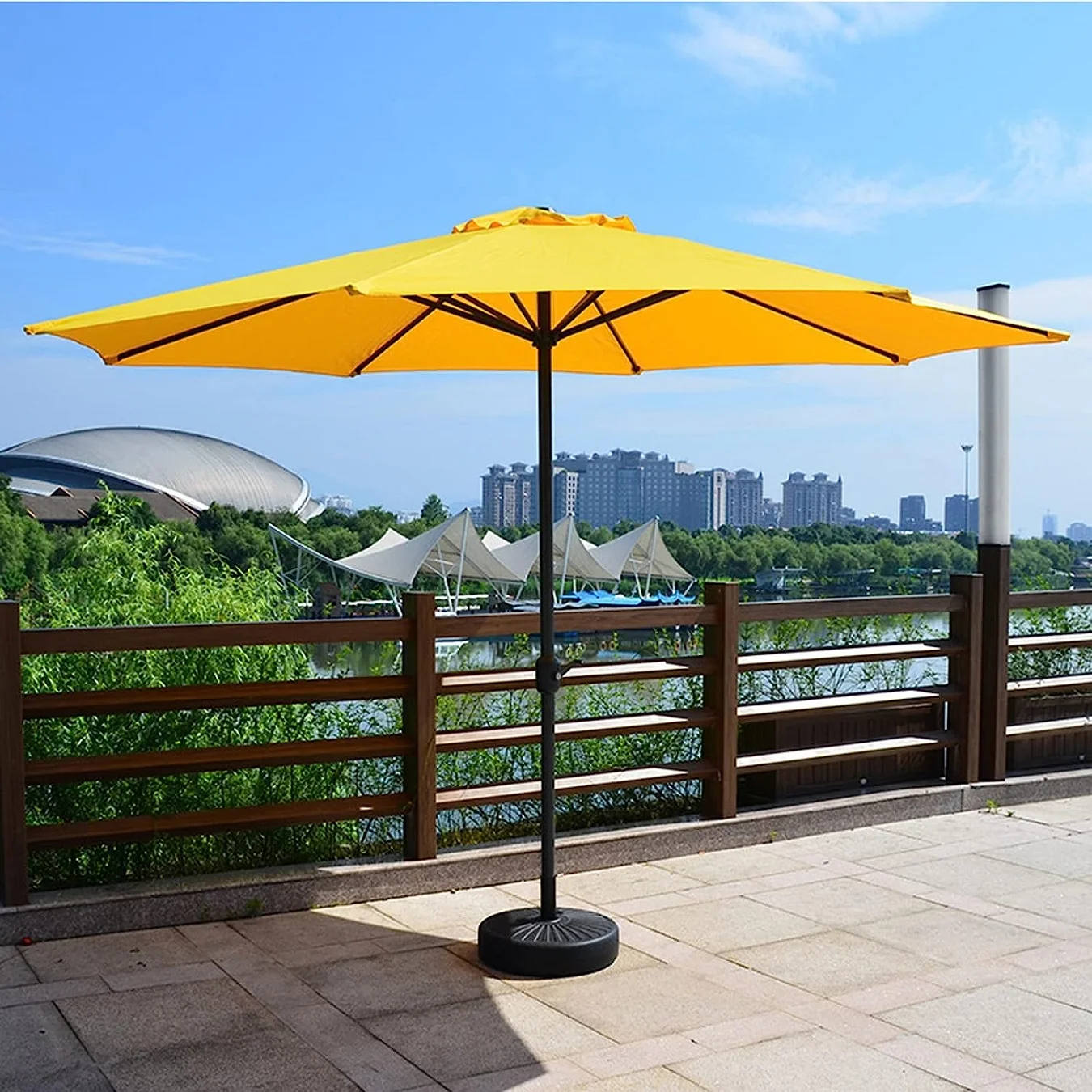 High Quality Modern Design Waterpoof Sun Hanging Market Parasol Beach Garden Patio Umbrellas