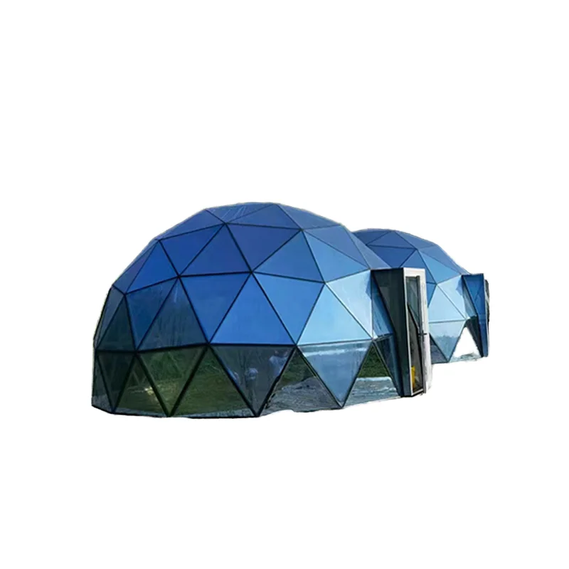 FEAMONT Deluxe Ecotourism Geodesic Dome Tent Luxury Glass Tent with Scenic Nature Immersion Large Model for Glamping