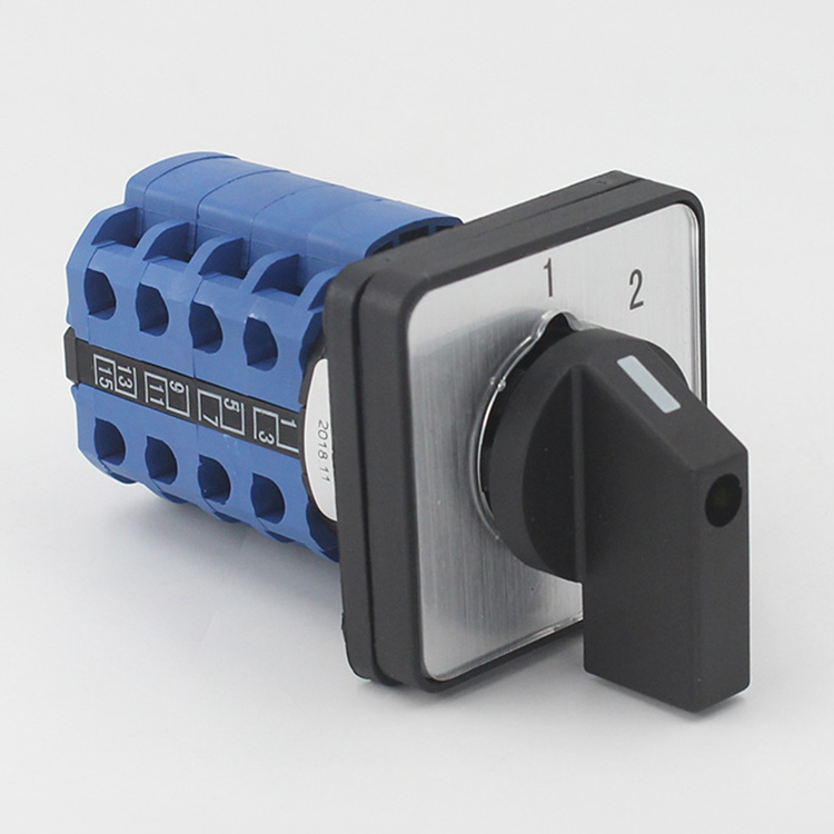 4-Speed 4-Section Universal Change-Over Switch LW26-20 Reverse Dual Power Rotary Switch Two-Wire Voltage Rotating Switch