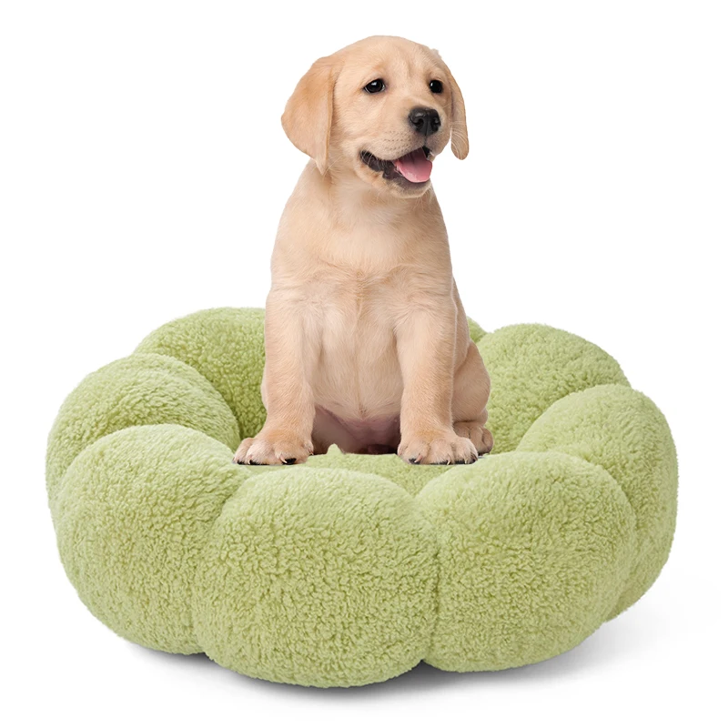 Pet supplies luxury designer fluffy waterproof calming washable large orthopedic foam cat dog pet sofa beds & accessories