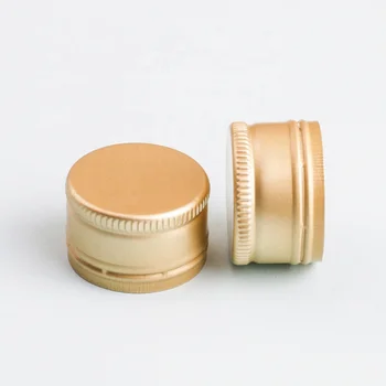 China Aluminum Screw Cap Suppliers 25mm 28mm Wine Bottle Cap Cosmetics Medical Aluminum caps