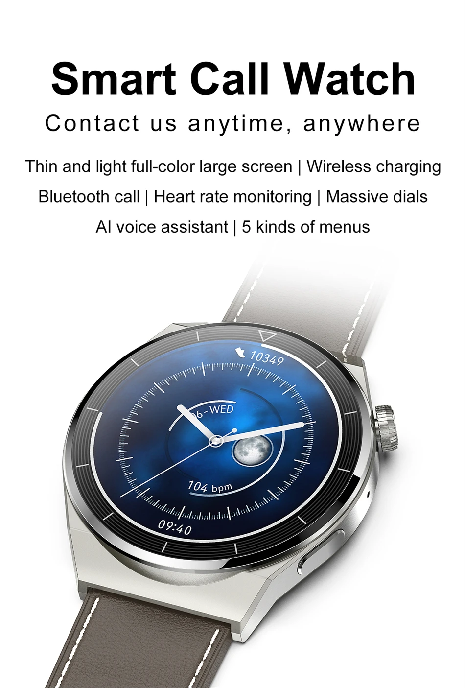 2023 NFC Smart Watch Men GT3 Pro AMOLED 390*390 HD Screen Heart Rate  Bluetooth Call IP68 Waterproof SmartWatch For Huawei Xiaomi