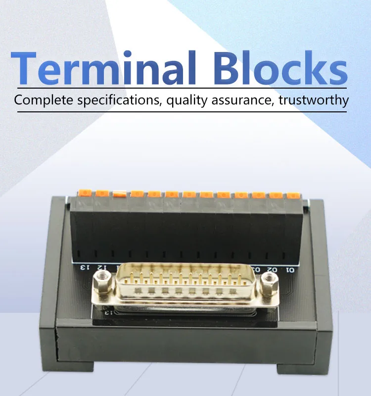 Db25 Relay Terminal Block Industrial Control Module Din Rail Mount ...