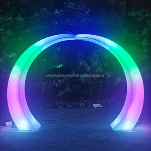 Arch Garden LED Light for Outdoor Wedding Party Decor Waterproof Plastic Tunnel