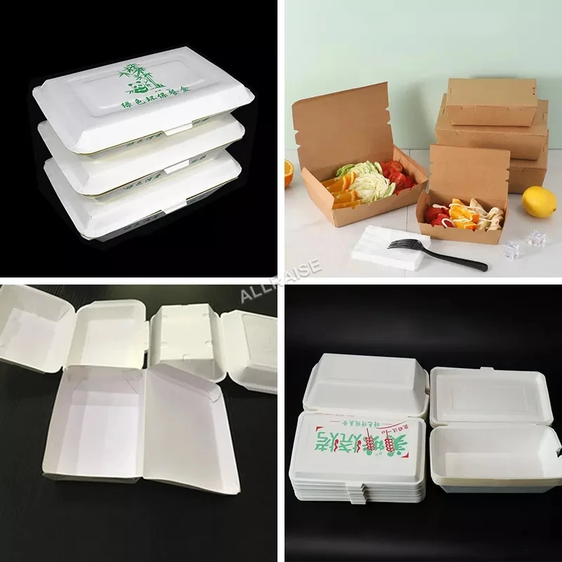 Full Automatic Disposable Lunch Food Box Making Forming Machine Cake Box Food Packing Box Making