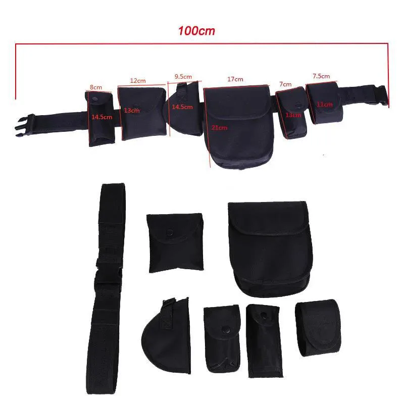 Lightweight Outdoor Sports Gear Equipment Wear-resistant Hunting Tactical Belt with Pouches Sport Enthusiasts Tactic Waist Belt