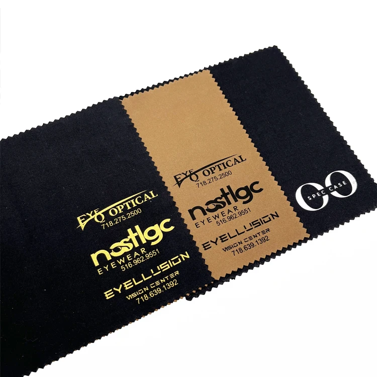 Custom Print Microfiber Spectacle Sunglass Eyeglass Cleaner Eye Glass