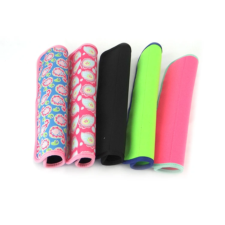 For sublimation blank white color neoprene car seat belt cover/strap Strap Blank White Car Seat Belt Cover