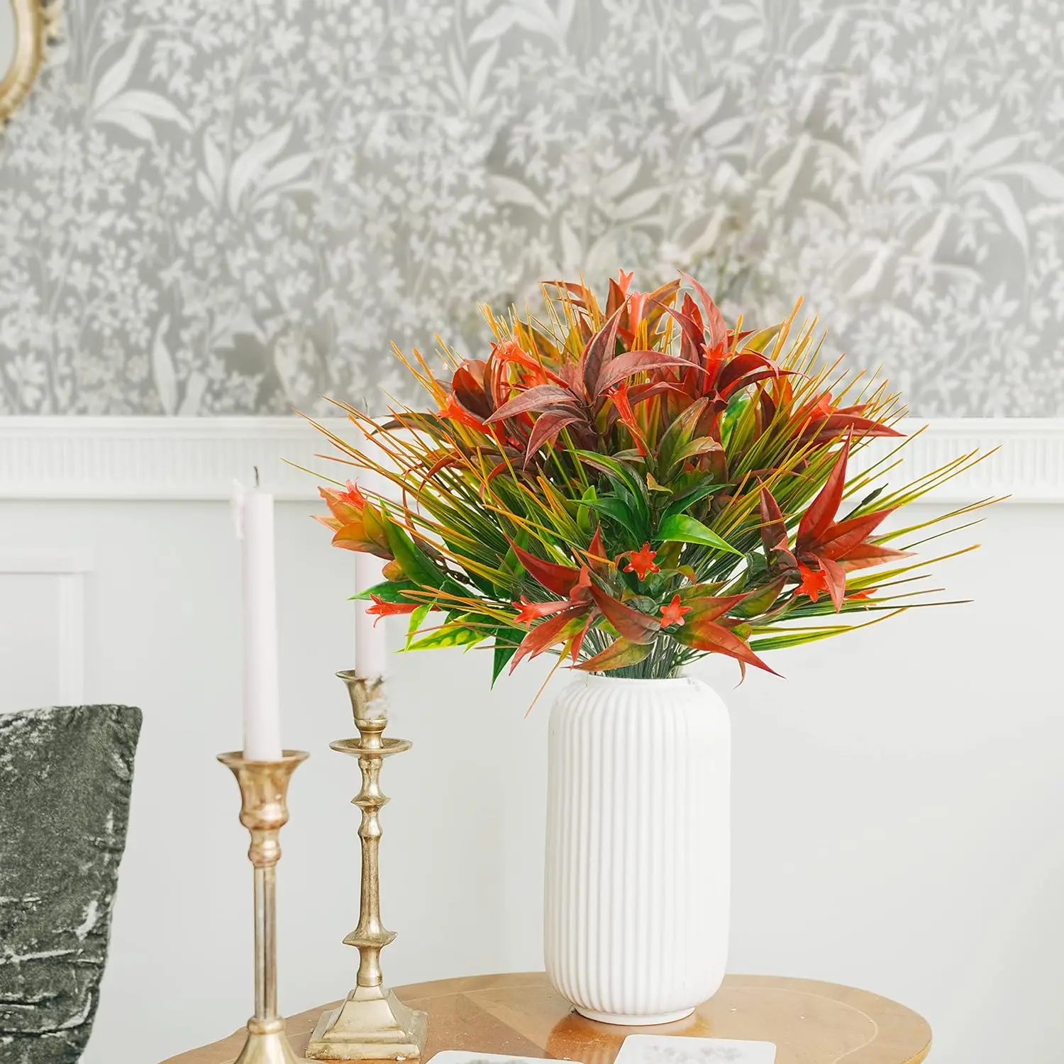 Confezione da 10 fiori artificiali da esterno - Resistenti ai raggi UV e impermeabili per balcone, decorazioni per matrimoni | Leroy Merlin