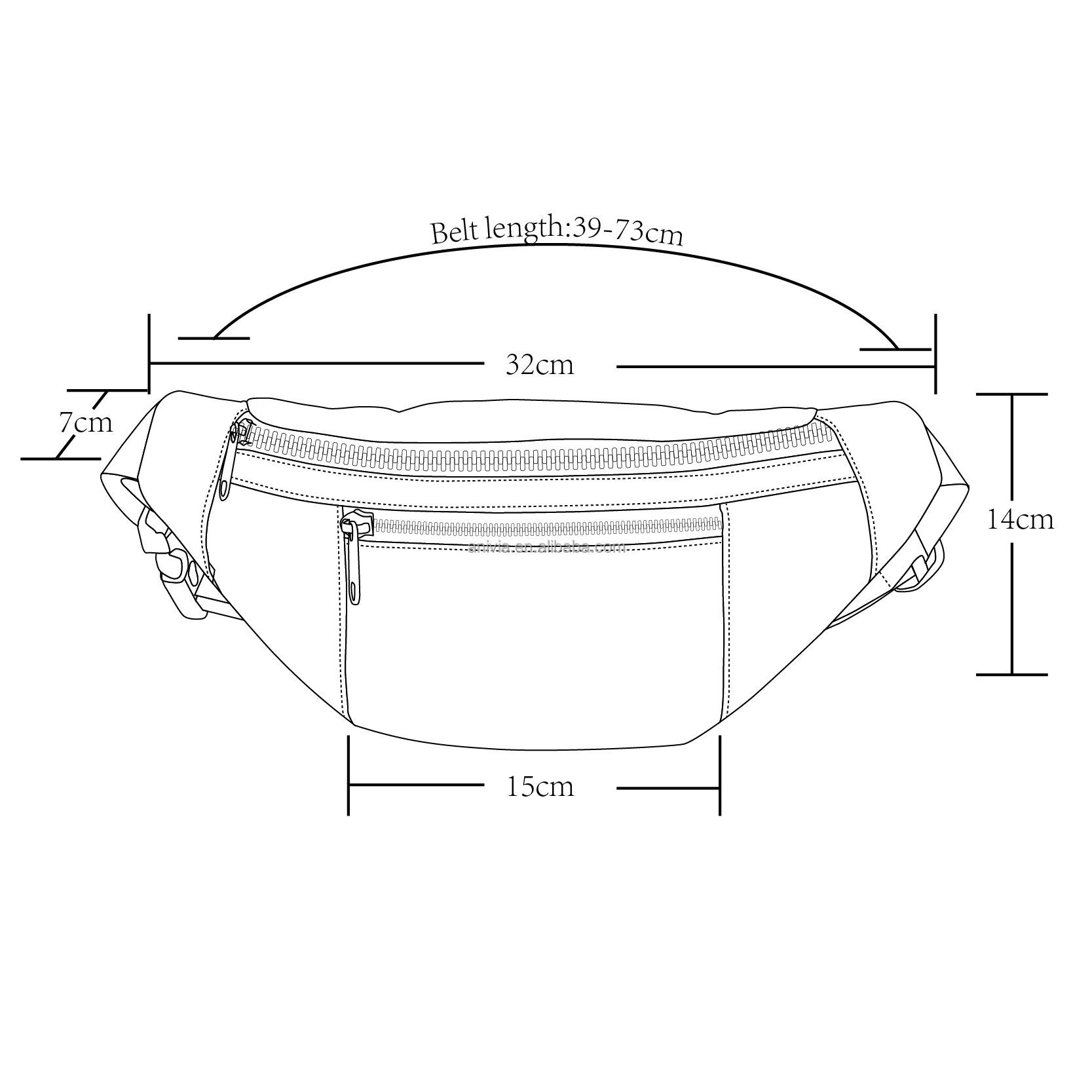 Custom Waist Bag For Women Kid Men Unisex Waist Chest Bag Print Logo