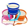Orange; Pink; Blue