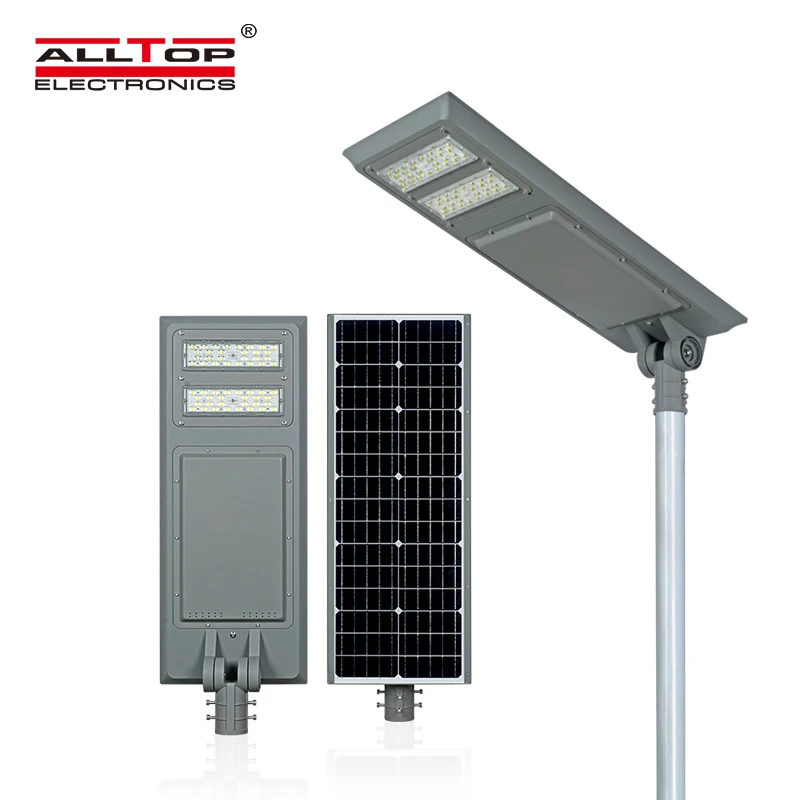 ALLTOP new design ip65 waterproof outdoor adjusted smd 40w 60w100w integrated all in one solar led streetlight