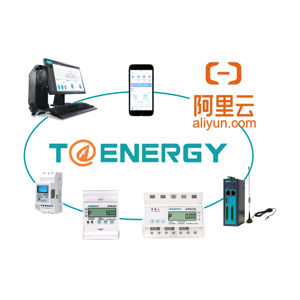 Smart IoT Wireless Industrial Remote Energy Monitoring System Meter Reading Feature