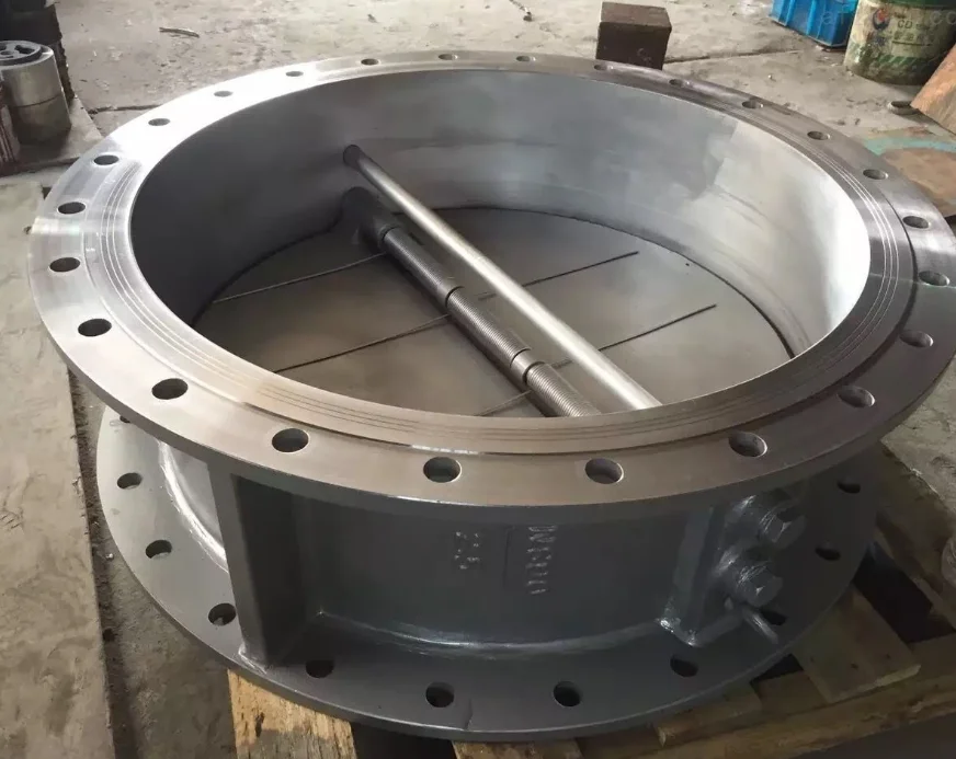 WCB Body 304 Disc Dual Plate Flange End Wafer Type Check Valve 24" Inch