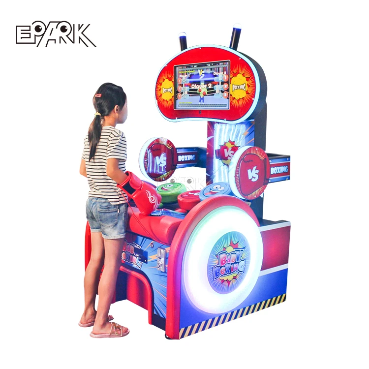 New Arrival Kids Boxing Machine Factory Price Carton Video Boxing Punch Game Machine