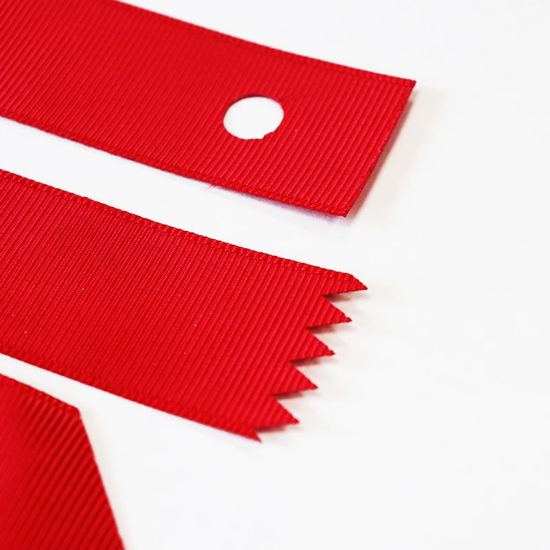Midi  Custom Trimming  Machine Heat Pre Cut Ribbon to Length logo Print Cutting Ribbons Wholesale